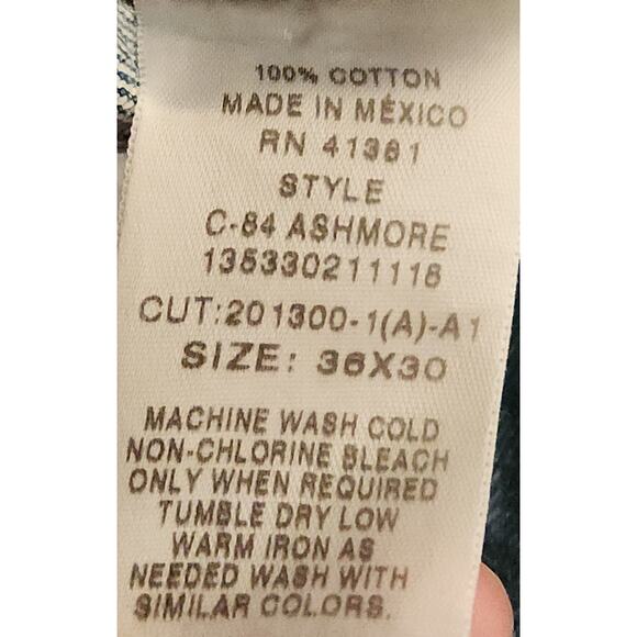 Ralph Lauren Jeans Men's Tag 36x30 Act 36x28 Straight Denim C-84 Ashmore - Picture 9 of 9